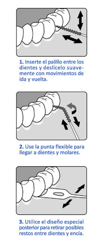 OraTek Palillos Suaves de Silicona Hipoalergénica 40 Unidades