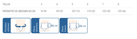 Faixa Elástica Orliman para Pêndulo Abdominal BE-240A