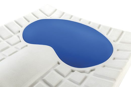 Almofada antidecúbito quadrada de viscosilicone Orliman com memória OSL1260