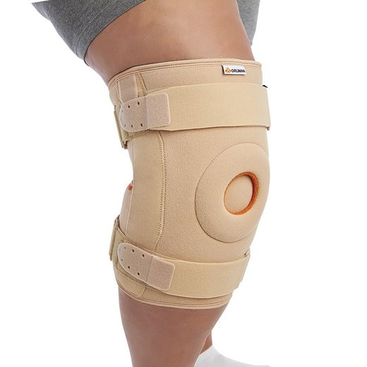 Joelheira envolvente Orliman com juntas biaxiais e reforços de metal OPL480 / OPL481