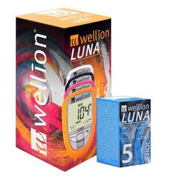 PACK Wellion Luna Meter + Wellion Luna Cholestérol 5 Bandelettes Test