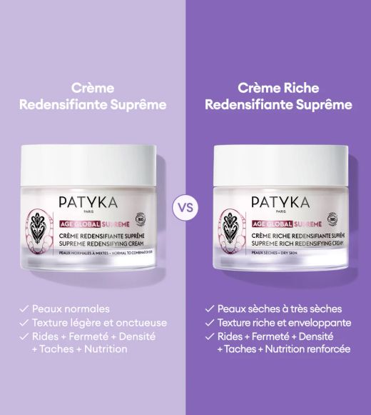 Patyka Age Global Suprême Crema Rica Redensificadora Pieles Secas 50 ml