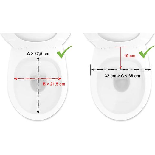 Pepe Elevador Sanitário Alza Sanita para Adultos com Tampa 10 cm