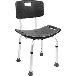 Pepe Mobility Silla para Ducha Mayores con Respaldo, Asiento Ducha Ancianos Regulable P30016