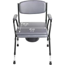 Chaise de pot rembourrée Pepe avec toilettes portables (2 en 1) P30034