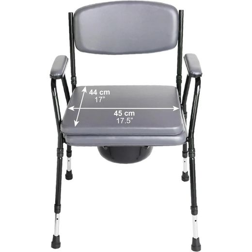 Chaise de pot rembourrée Pepe avec toilettes portables (2 en 1) P30034