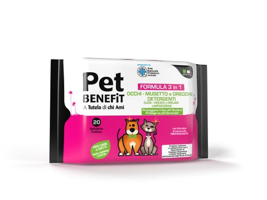 Pet Benefit Coat Wipes Daily Care for Dogs and Cats