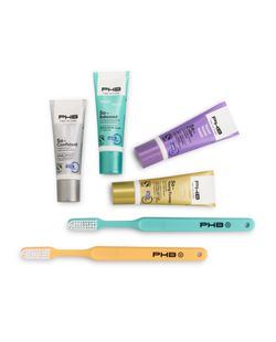 Trousse de toilette PHB Time To Care 4 dentifrices + 2 brosses