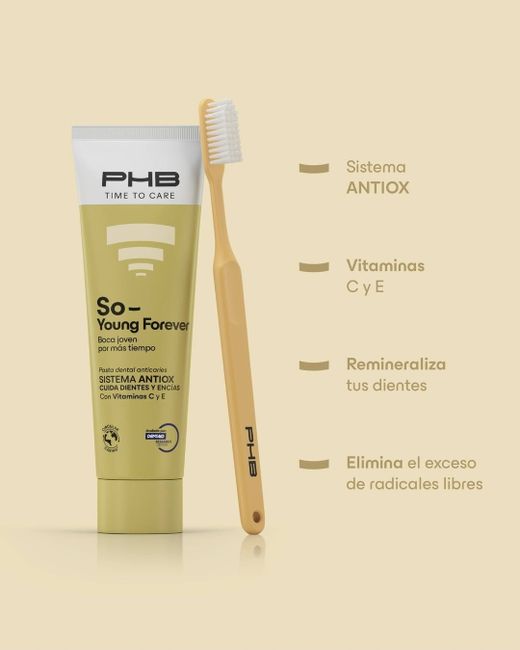 PHB Time To Care So-Young Forever Pasta Dentifrica Antioxidante