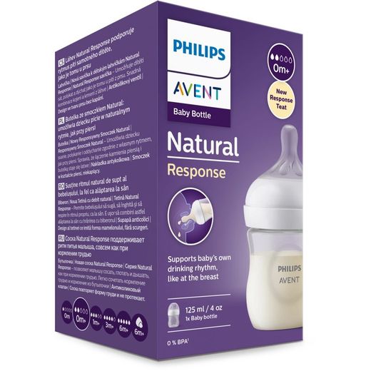 Philips Avent Biberão Natural Response Tetina 125ml 0m+ SCY900/01