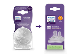 Tétines Philips Avent Natural Response 2 Taille 3 Débit moyen SCY963/02
