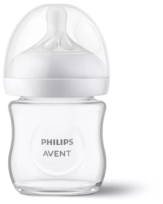 Philips Avent Mamadeira Vidro Natural Response 120ml T2 Tetina 0m+ SCY930/01