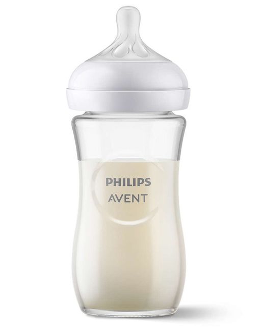 Philips Avent Natural Response Biberón Cristal 240ml Tetina T3 1m+ SCY933/01