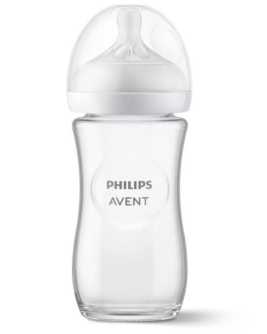 Philips Avent Natural Response Biberón Cristal 240ml Tetina T3 1m+ SCY933/01