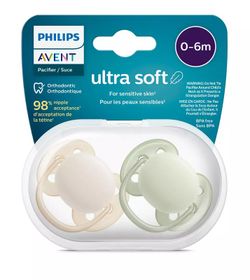 Philips Avent Ultra Soft Chupete Anatómico 0 - 6 Meses SCF091