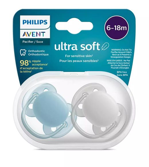 Chupeta anatômica ultra macia Philips Avent 6 - 18 meses SCF091