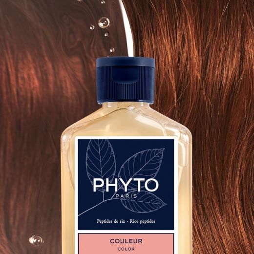 Kit Presente Phyto Color: Máscara Colorante 200ml + Shampoo 50ml - Tratamento Reparador para Cabelos Coloridos ou com Mechas