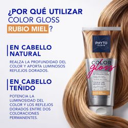 Phyto Color Gloss Mascarilla Reavivadora del Color Rubio Miel 200 ml