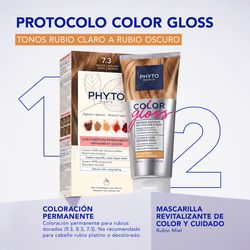 Phyto Color Gloss Mascarilla Reavivadora del Color Rubio Miel 200 ml