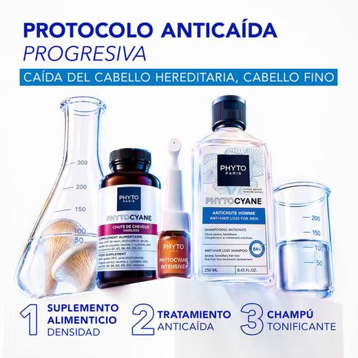 Shampoing anti-chute Phyto Phytocyane Intensive+ pour hommes 500 ml