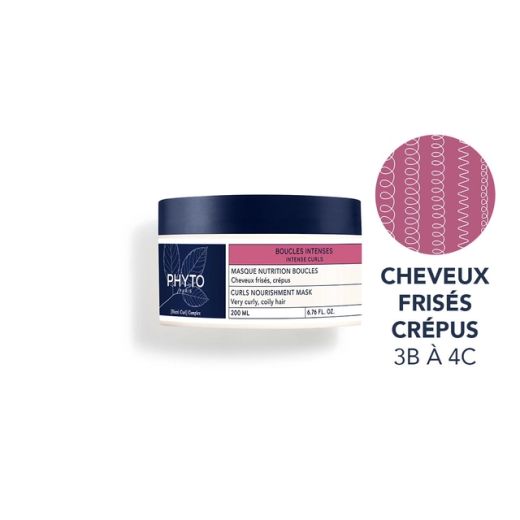 Phyto Intense Curls Masque Nutrition Boucles 200 ml