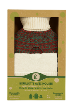 Plic Care Bolsa de Agua Caliente con Tapa 2 L + Bufanda