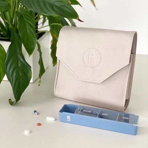 Plic Care Caixa de Comprimidos Semanais Le Jumbo Bege FP020