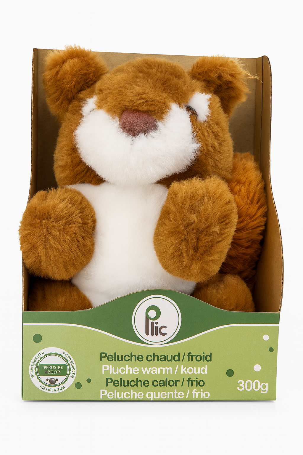 Plic Care Peluche Térmico Infantil Ardilla 300 g