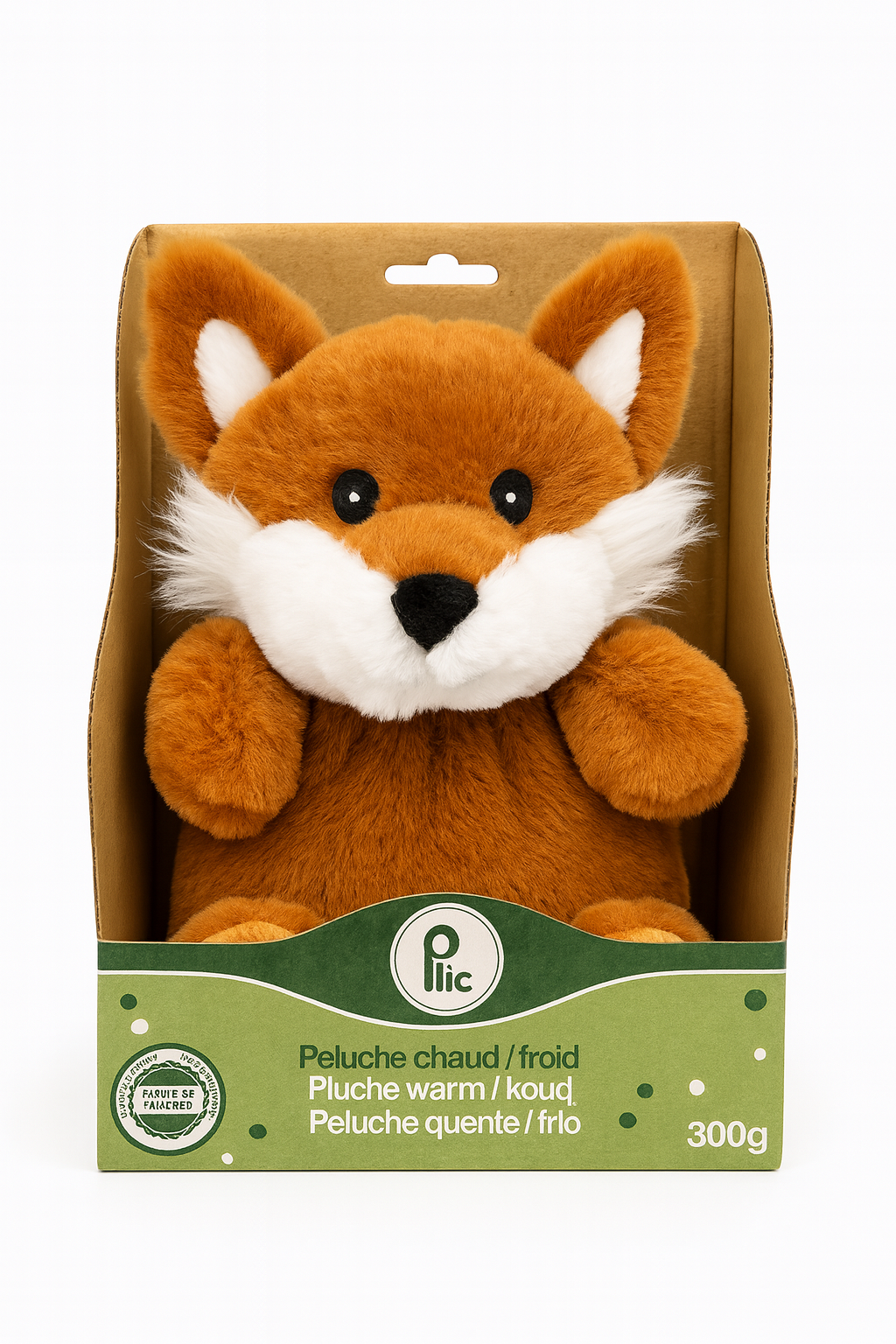 Plic Care Peluche Térmico Infantil Zorro 300 g