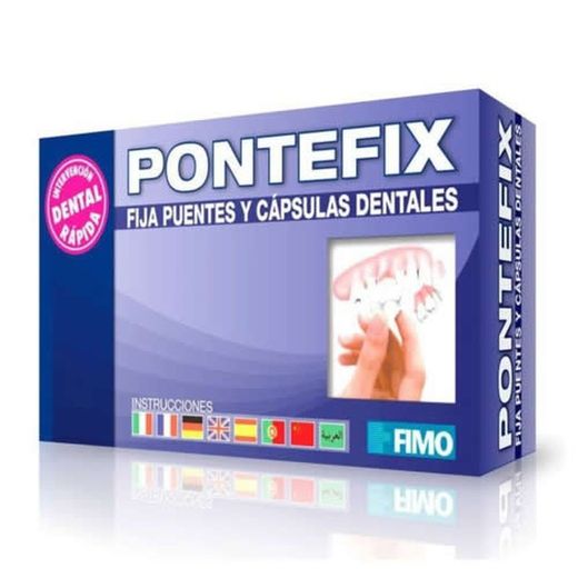 Fixateur Pontefix pour bridges et capsules dentaires