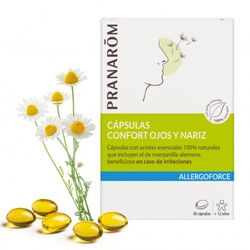 Pranarom Allergoforce Confort Ojos y Nariz 30 cápsulas