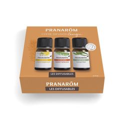 Pranarom Cofre Difusión de 3 Sinergias "Energia" 3 x 10 ml