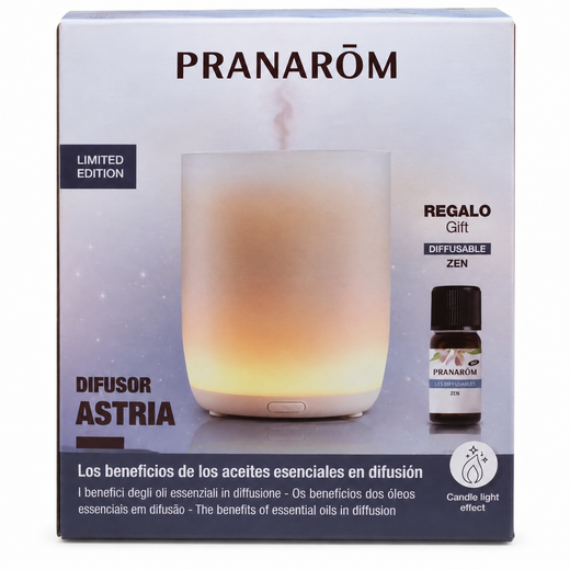 Pranarôm Difusor Astria + Sinergia de Aceites Esenciales Edición Limitada