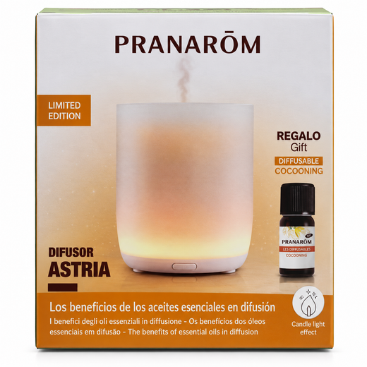 Pranarôm Difusor Astria + Sinergia de Aceites Esenciales Edición Limitada