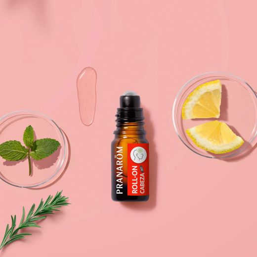 Pranarom Roll-on para dores de cabeça - Bio 5 ml