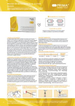 Prima Home Test Celiaquía 1 Test
