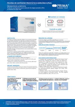 Prima Home Test Prostate Prevention PSA 1 Test