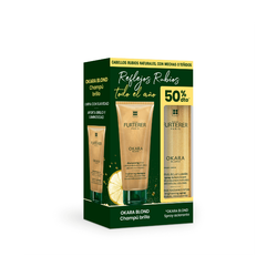 René Furterer Pack Okara Reflejos Rubios: Champú 200 ml + Spray Aclarante 150 ml