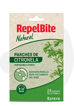 Adesivos RepelBite Naturais com Citronela, 24 unidades