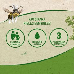 Adesivos RepelBite Naturais com Citronela, 24 unidades