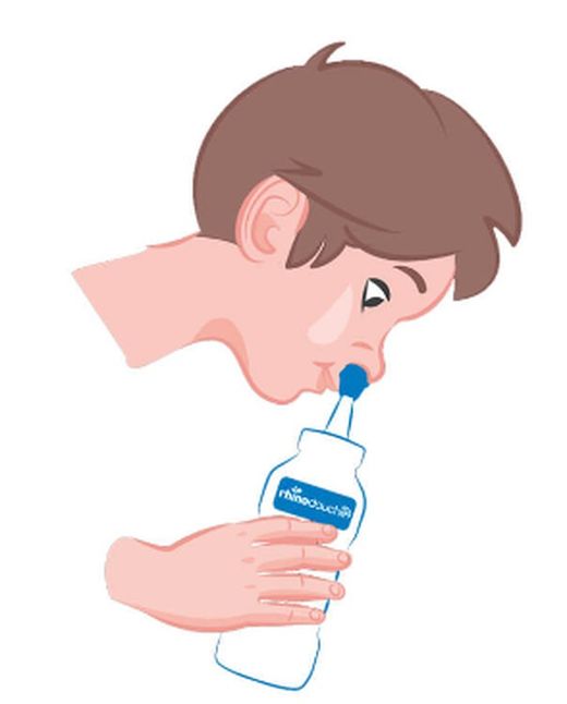 Rhinodouche Junior Irrigador Nasal Infantil + 26 Sachês Pacote para Casa