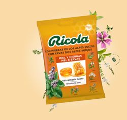 Doces de mel e ervas Ricola