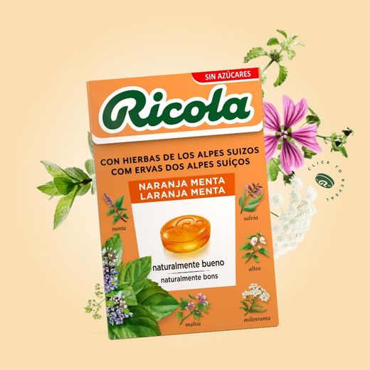Balas de Laranja Ricola 50 g