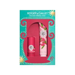 Roger & Gallet Navidad Crema de Manos Gingebre Rouge 30 ml + Bálsamo de Labios 3,5 g