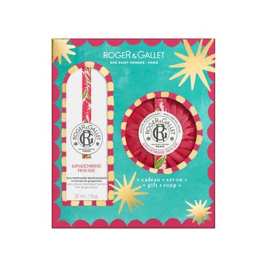 Roger et Parfum Biscuit de Noël Pain d'épices 30 ml + Savon pour les mains