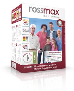 Monitor automático de pressão arterial de braço Rossmax AU941f