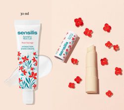 Coffret Noël Sensilis Baume Lèvres Hydraction 4g + Crème Mains 30 ml