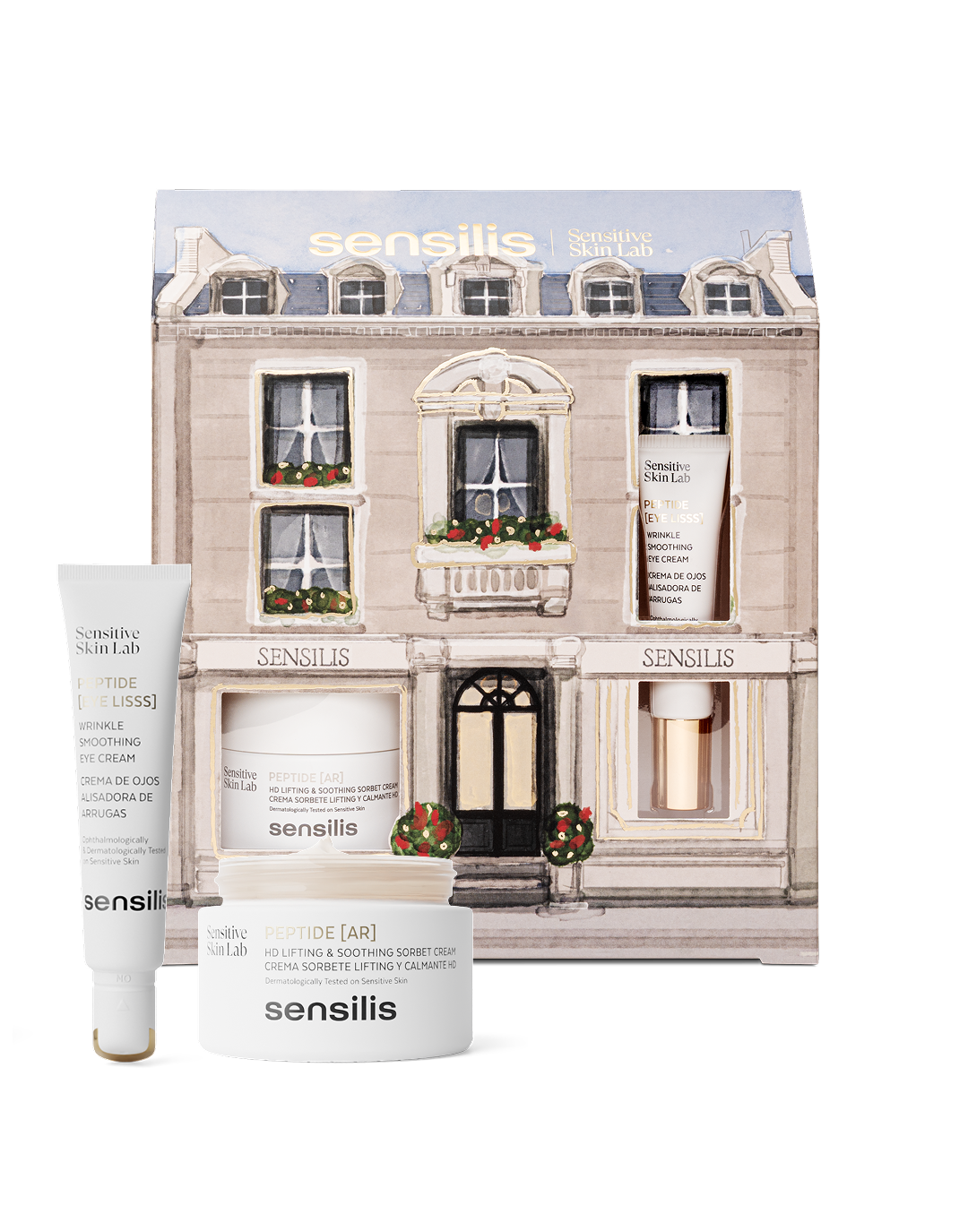 Sensilis Cofre Navidad Peptide [AR] Cream 50 ml + Contorno de ojos Peptide [Eye Lisss] 15 ml