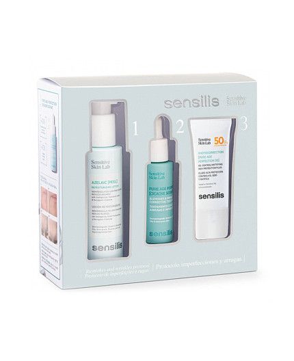Pack Protocole Sensilis Pure pour les imperfections et les rides