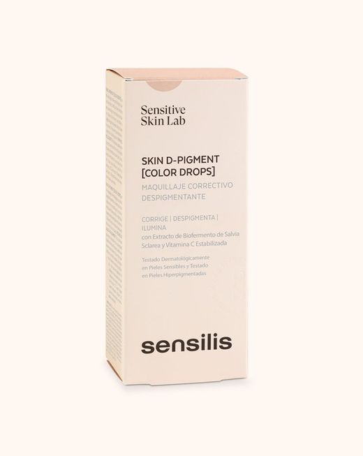 Sensilis Skin D-Pigment [Color Drops] – Depigmenting Makeup 30 ml